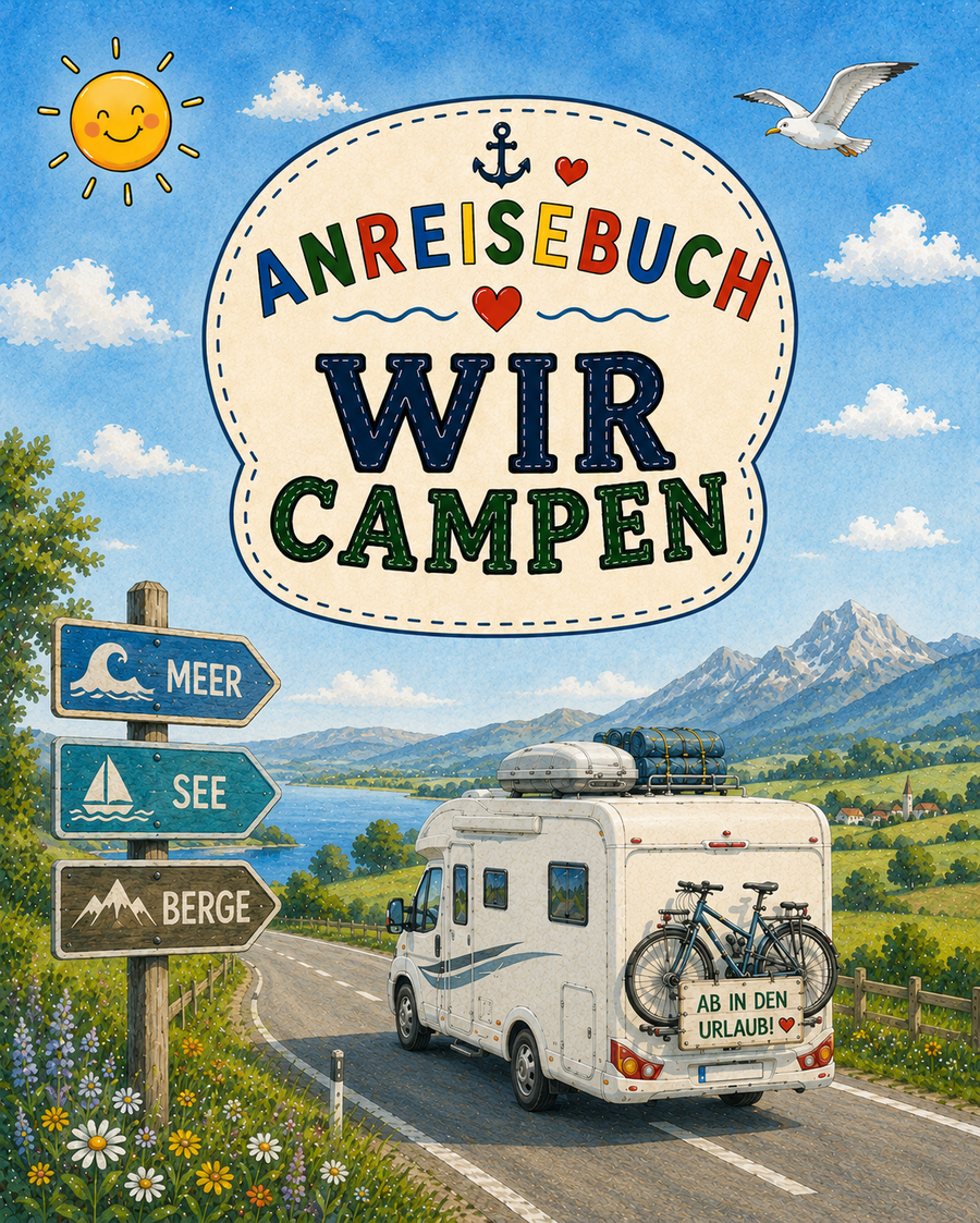Anreisebuch Wir campen