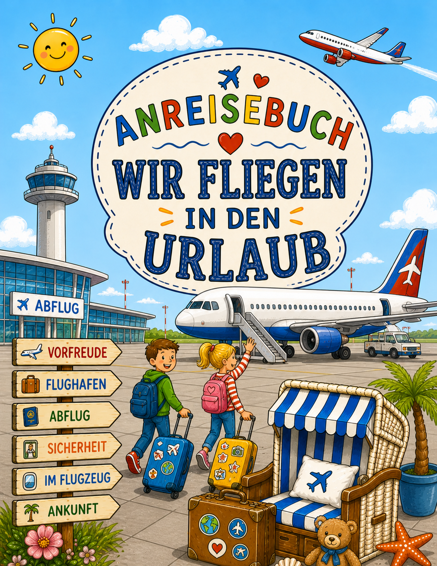 Wir fliegen in den Urlaub